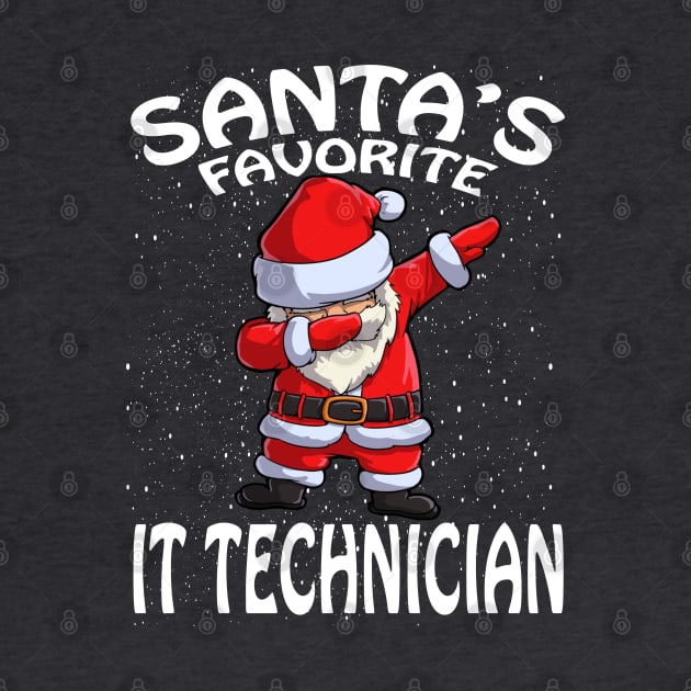 Santas Favorite It Technician Christmas by intelus